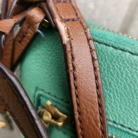Fossil Green Leather Crossbody - Picture 10 of 11